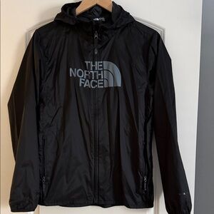 The North Face Youth Black Windbreaker